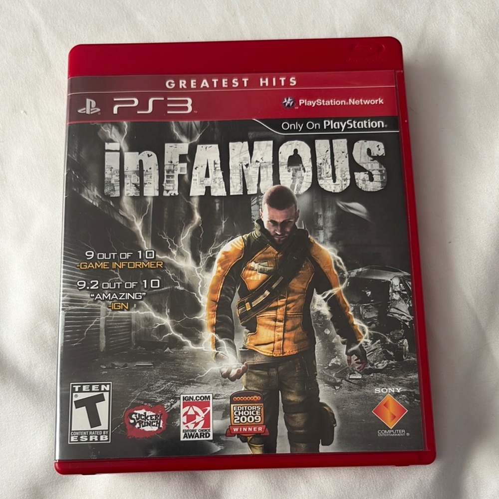 Infamous for the PlayStation 3